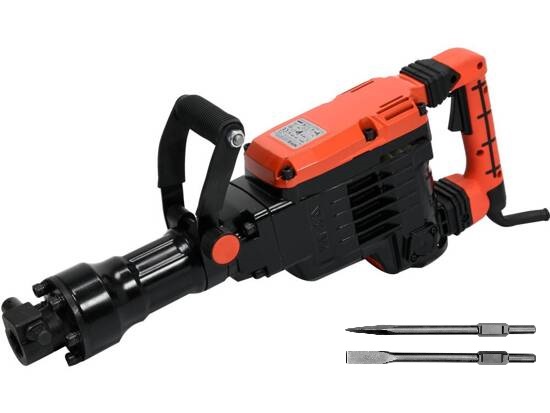 Молот відбійний мережевий YATO: 230V, 1600 Вт, F= 70 Дж з оливним охолодженням; + 2 піки / Код товару: YT-82002